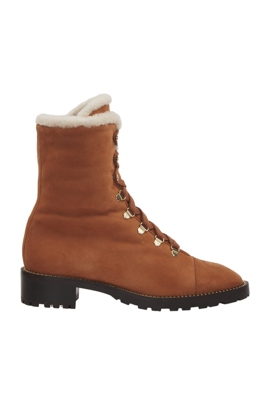 Stuart Weitzman Schnürstiefeletten Size 39 Bronze 