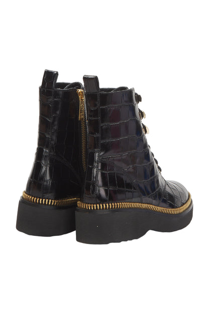 Michael Kors Schnürstiefeletten Size 37 Schwarz 