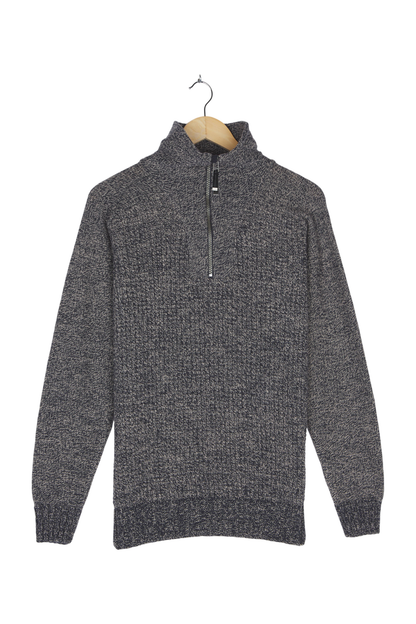 BISPEN WOOL ZIP NECK