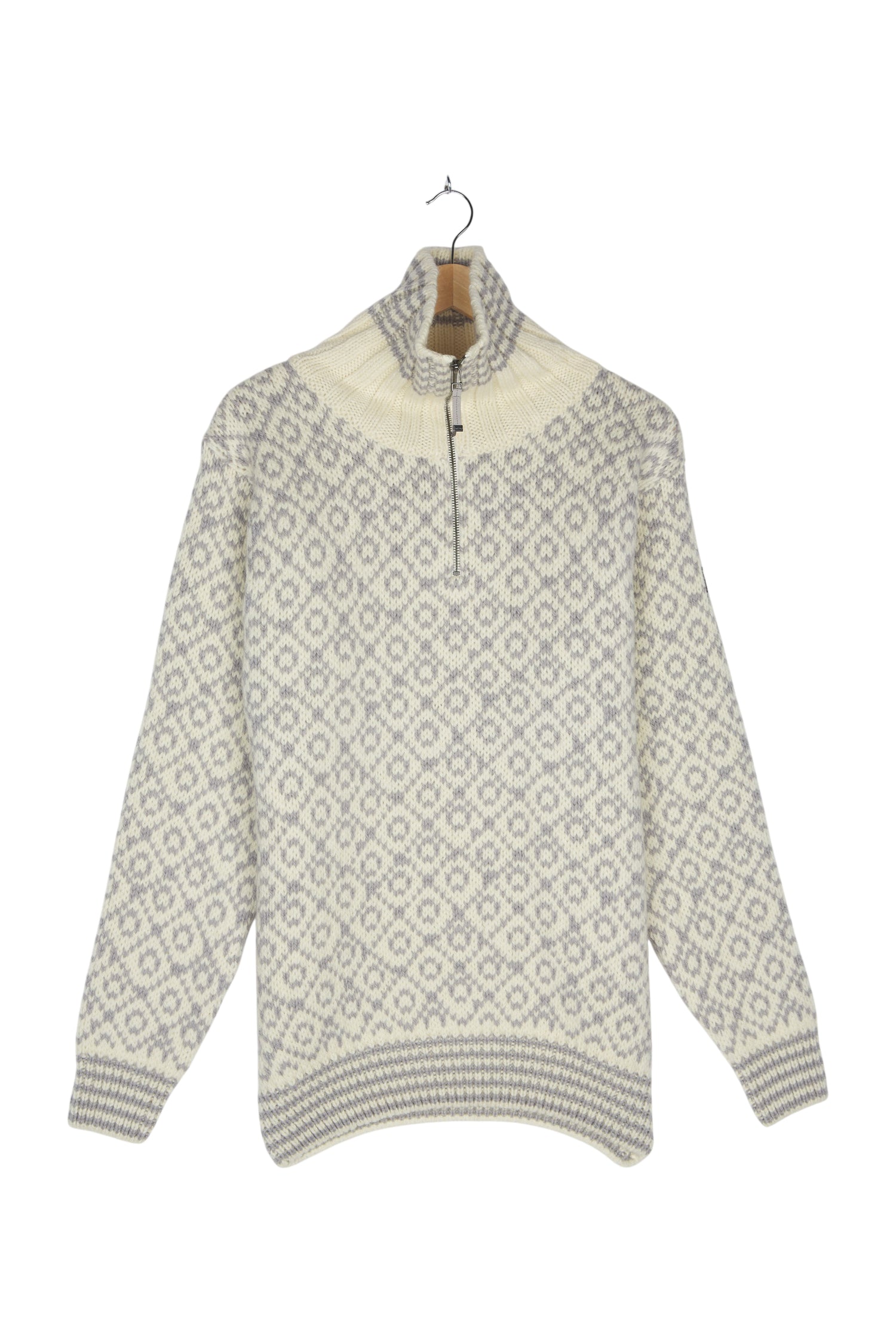 SVALBARD WOOL ZIP NECK