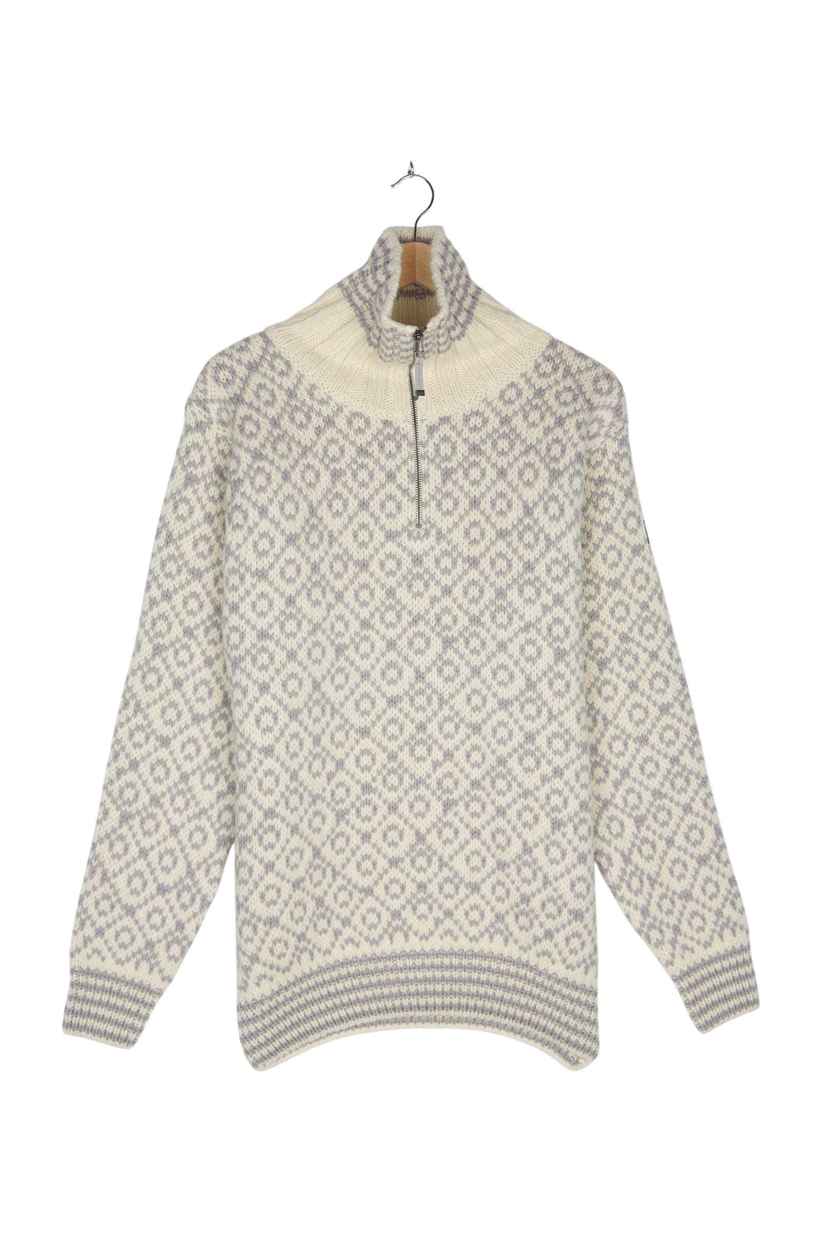 SVALBARD WOOL ZIP NECK