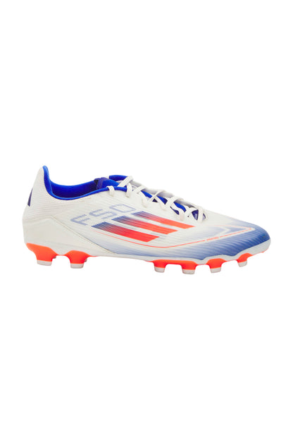 adidas F50 League Herren Fußballschuhe - Cloud White/Solar Red/Lucid Blue