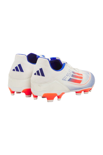 adidas F50 League Herren Fußballschuhe - Cloud White/Solar Red/Lucid Blue