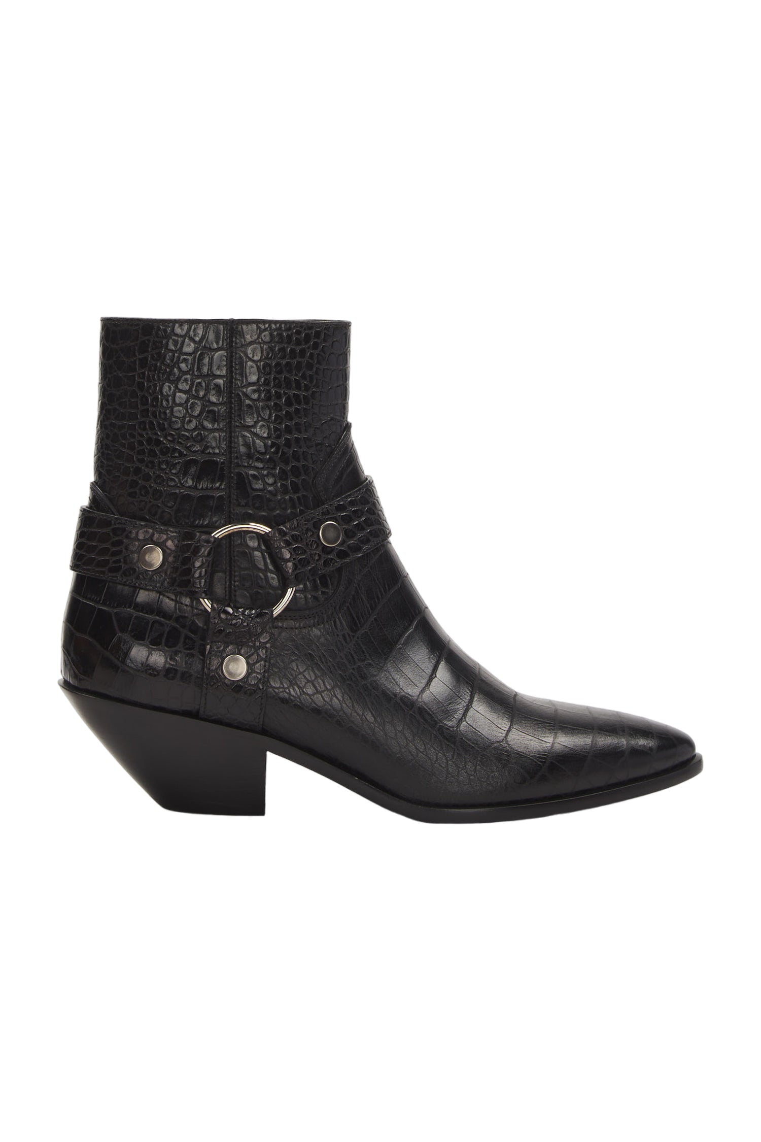 Saint Laurent Ankle Boots Size 40 Schwarz 