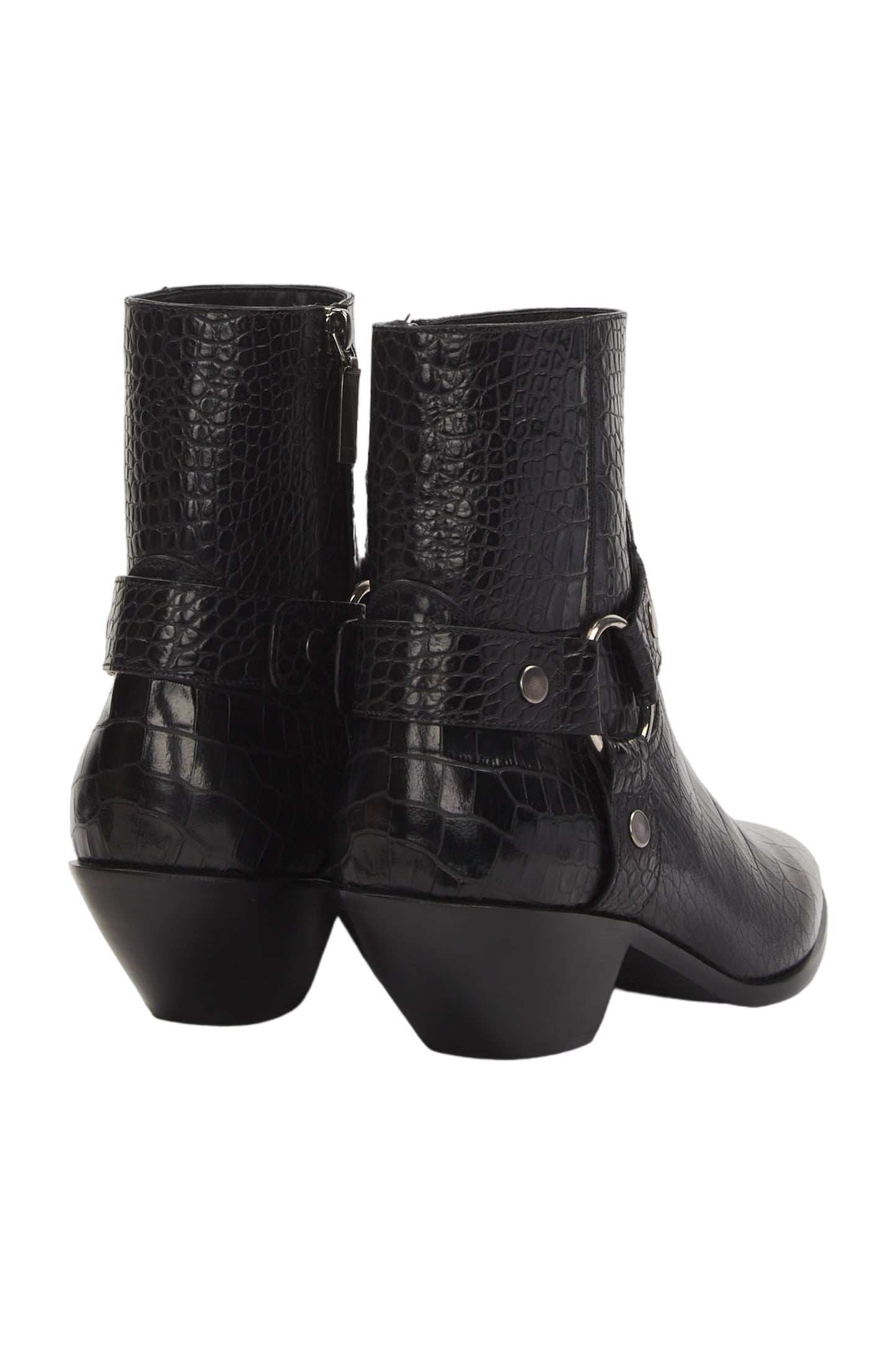 Saint Laurent Ankle Boots Size 40 Schwarz 