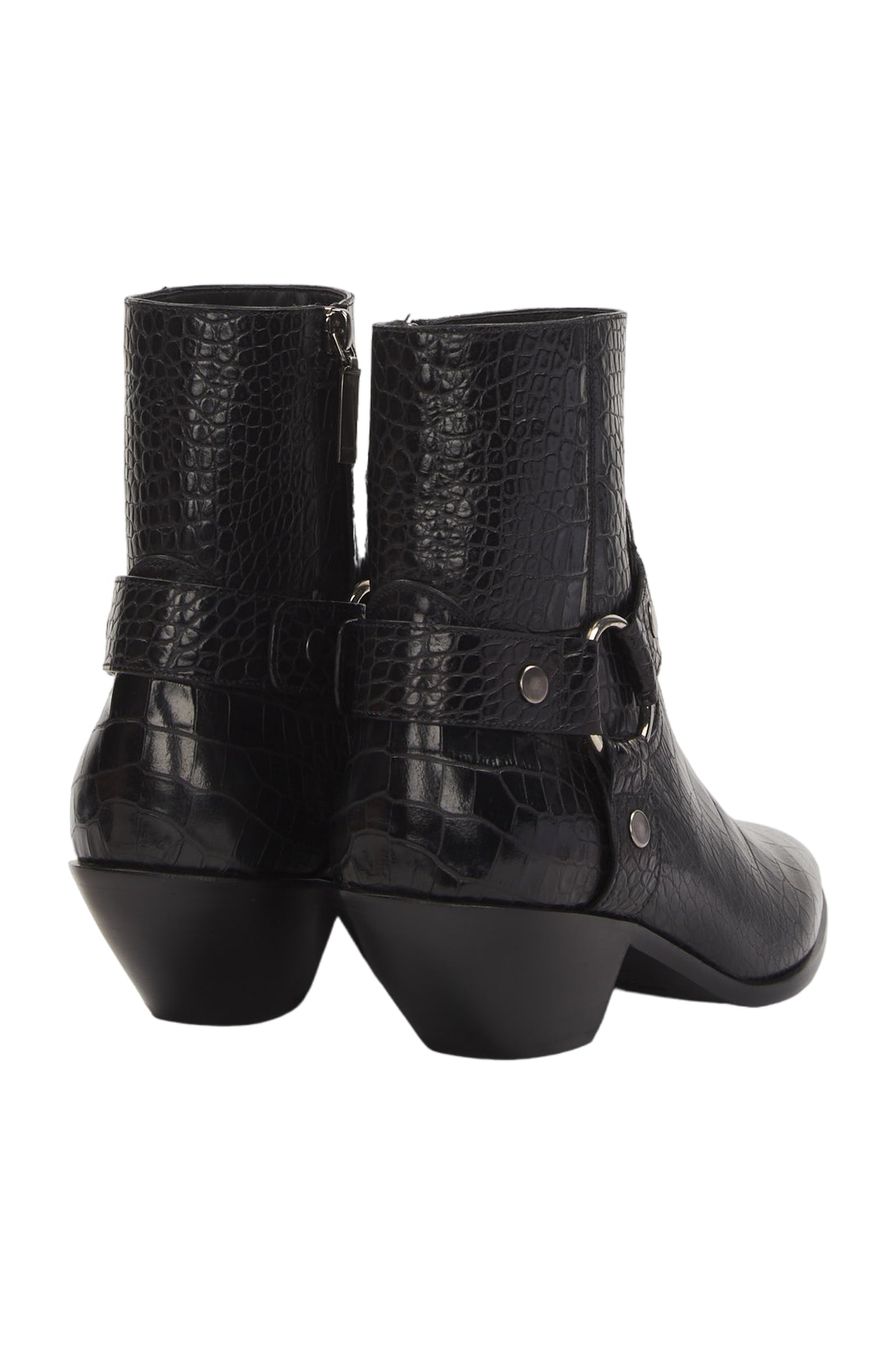 Saint Laurent Ankle Boots Size 40 Schwarz 