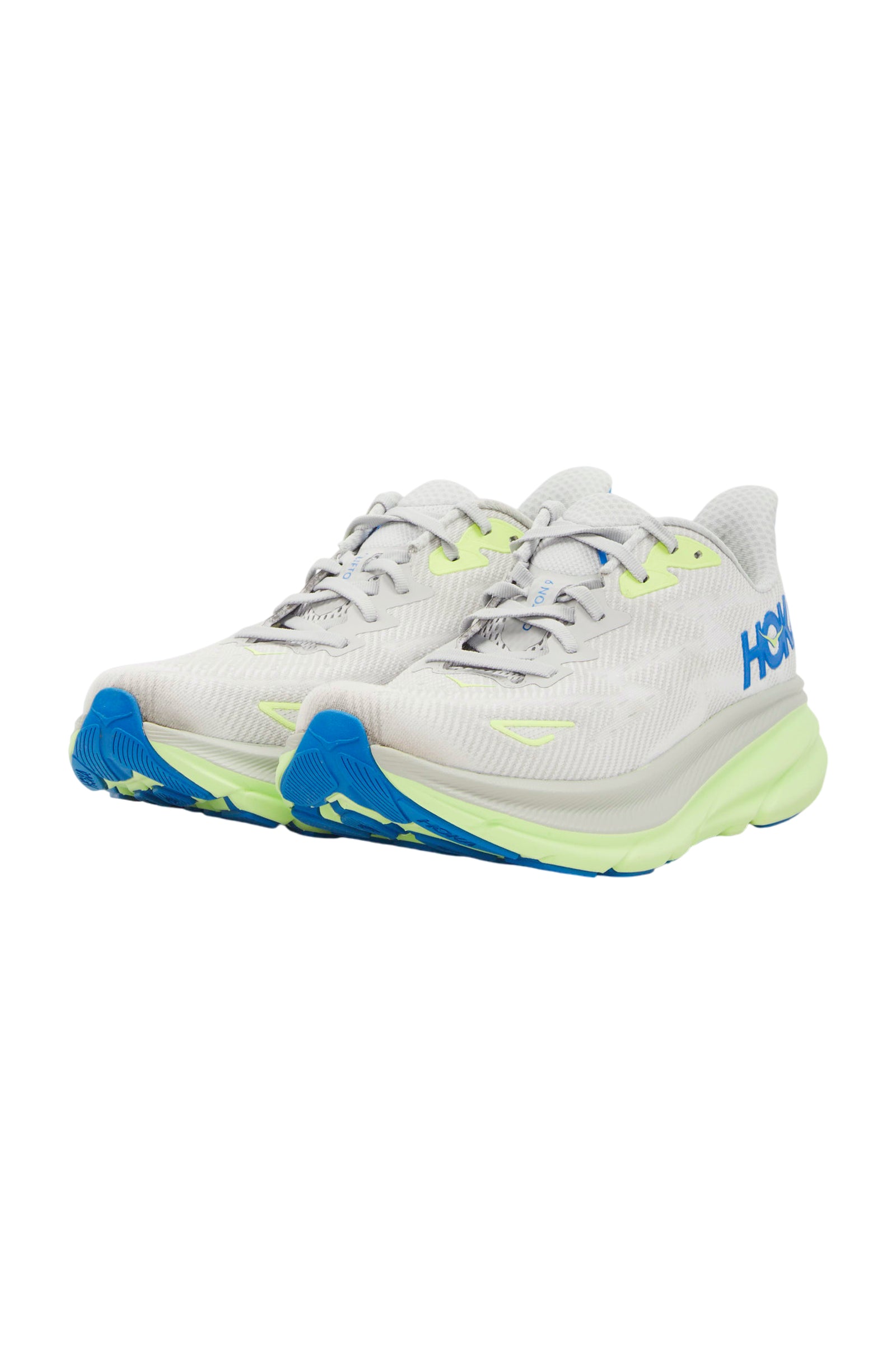HOKA One One Clifton 9 Herren Laufschuhe - Stardust / Electric Cobalt