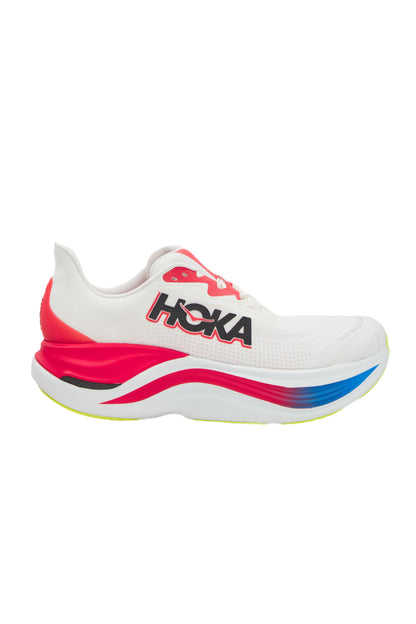 HOKA Skyward X Herren Laufschuhe - Blanc De Blanc/Swim Day