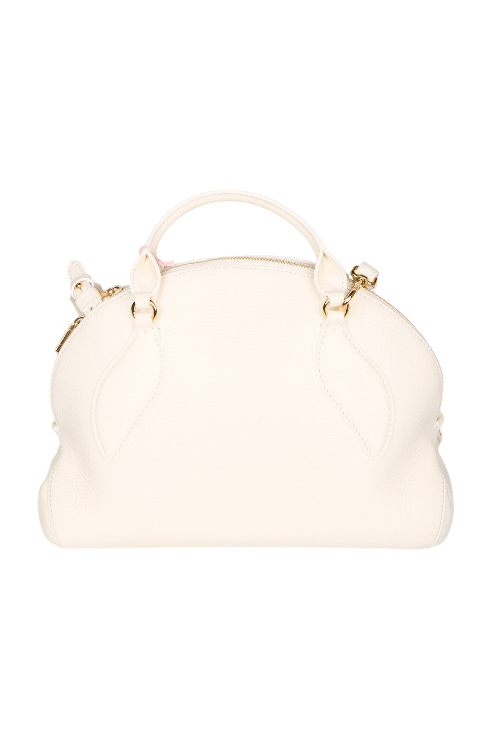 Coccinelle Colette Rafia Handtasche Weiß Natural