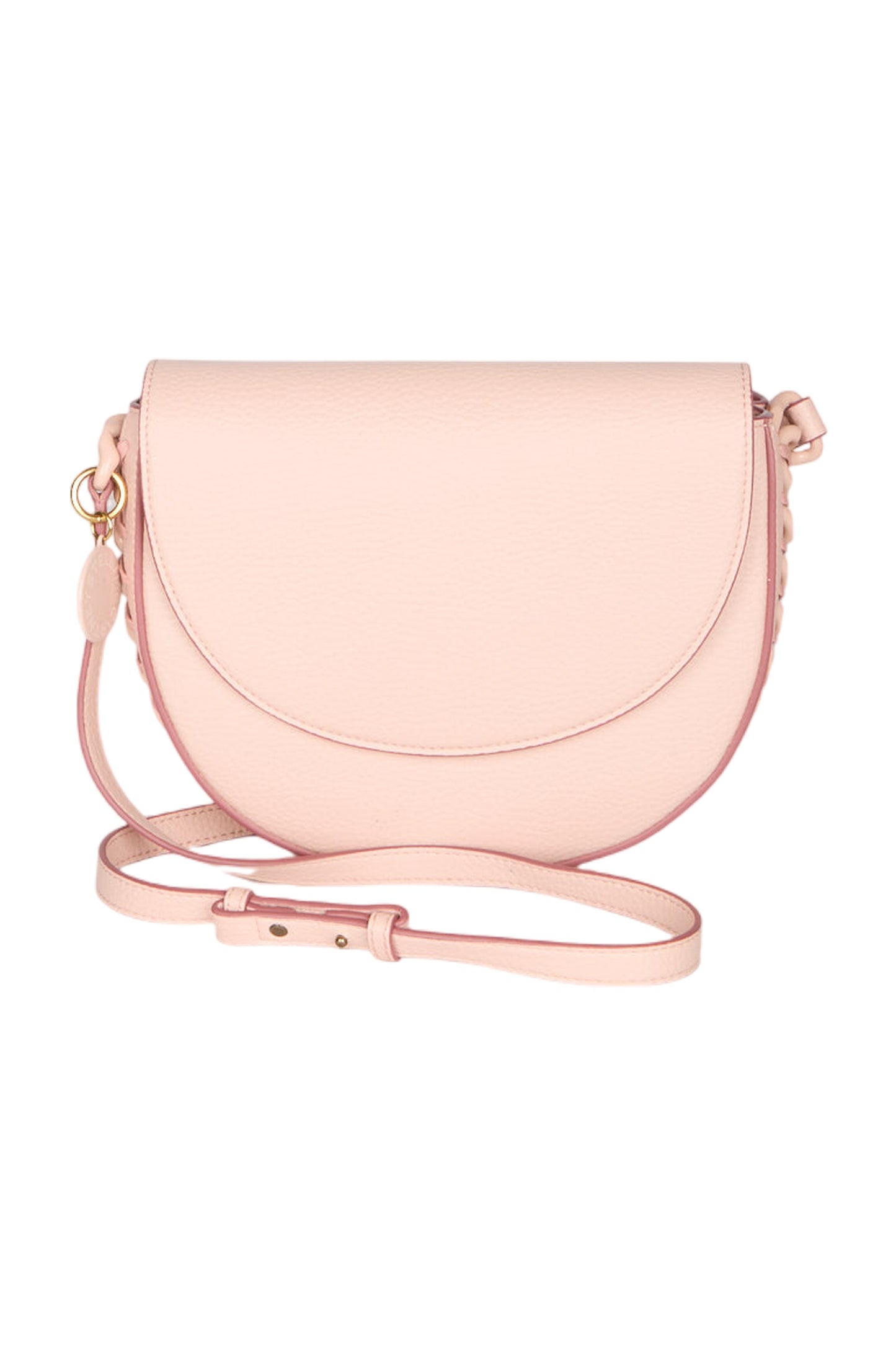 Stella McCartney Frayme Medium Flap Schultertasche in Rosa