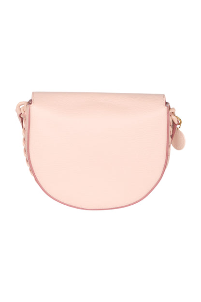 Stella McCartney Frayme Medium Flap Schultertasche in Rosa