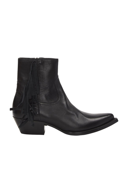 Saint Laurent Ankle Boots Size 38 Schwarz 