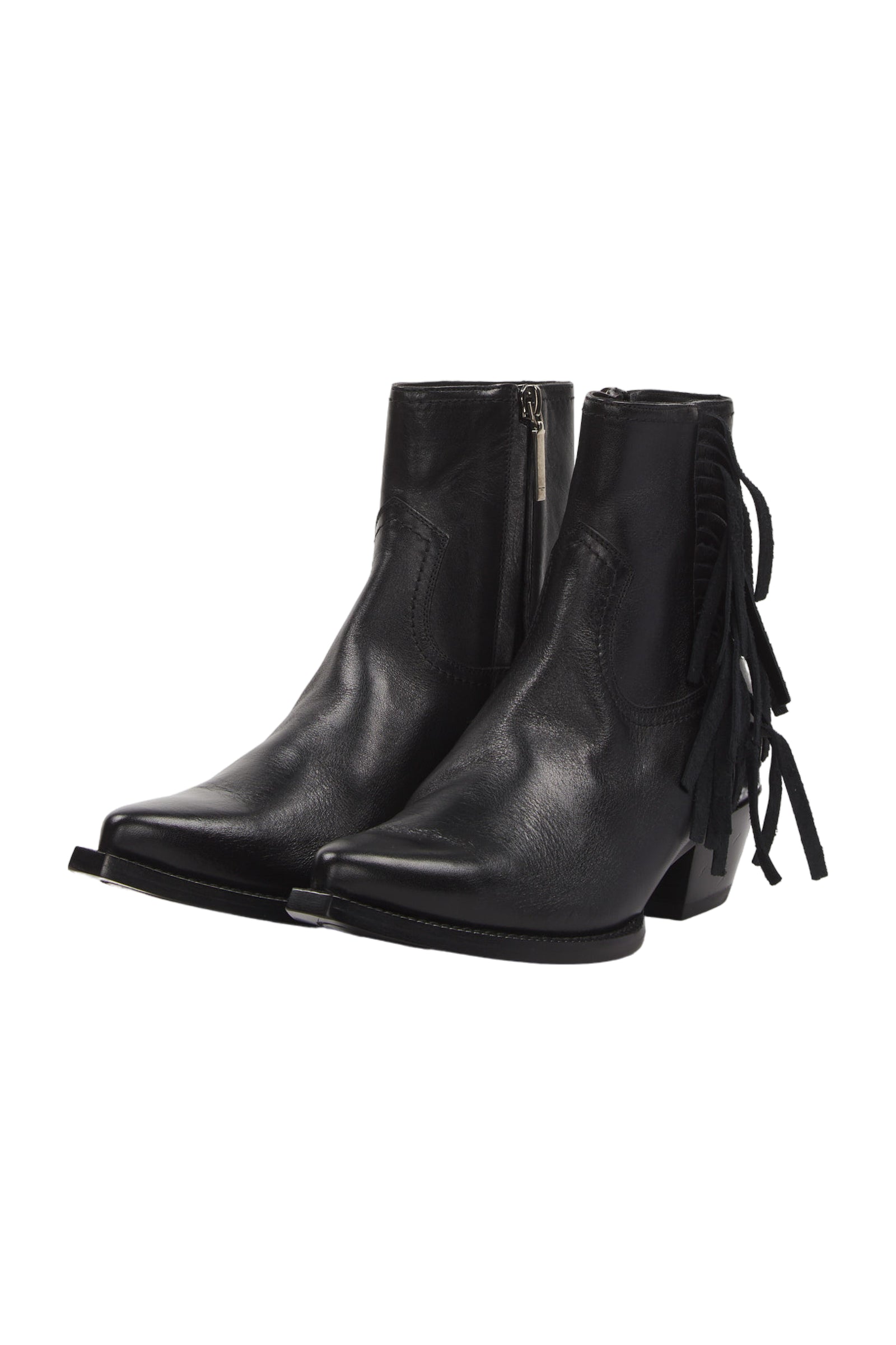 Saint Laurent Ankle Boots Size 38 Schwarz 