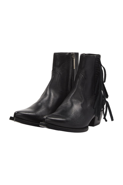 Saint Laurent Ankle Boots Size 38 Schwarz 