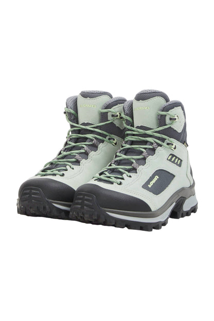 LOWA CORVARA GTX MID Ws Damen Wanderschuhe - Patinagrün/Grau
