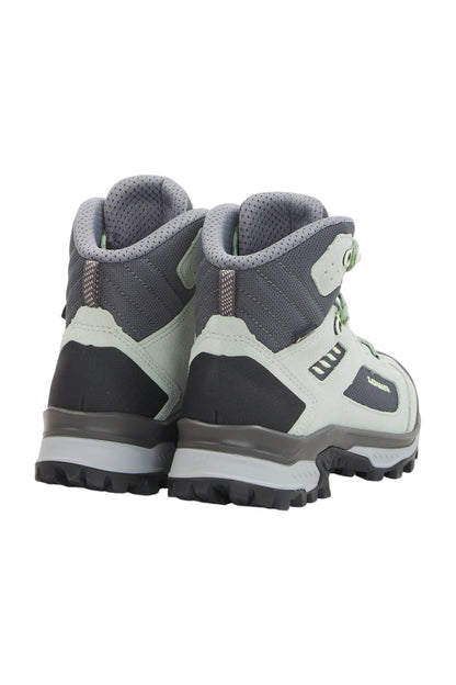LOWA CORVARA GTX MID Ws Damen Wanderschuhe - Patinagrün/Grau