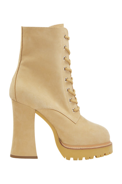 Moschino Schnürstiefeletten Size 40 Beige 