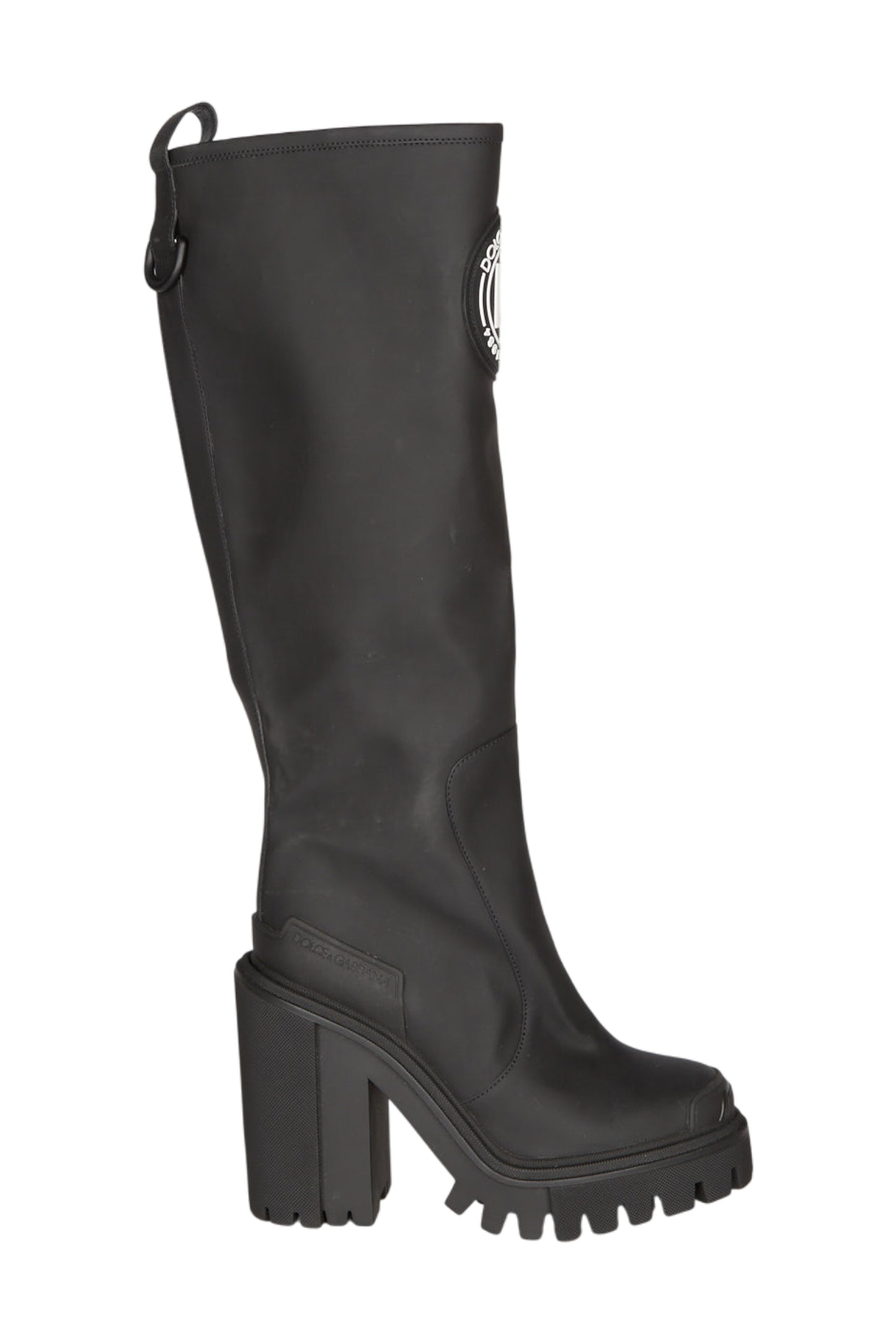 Dolce & Gabbana 9cm Stiefel Size 37 Schwarz 