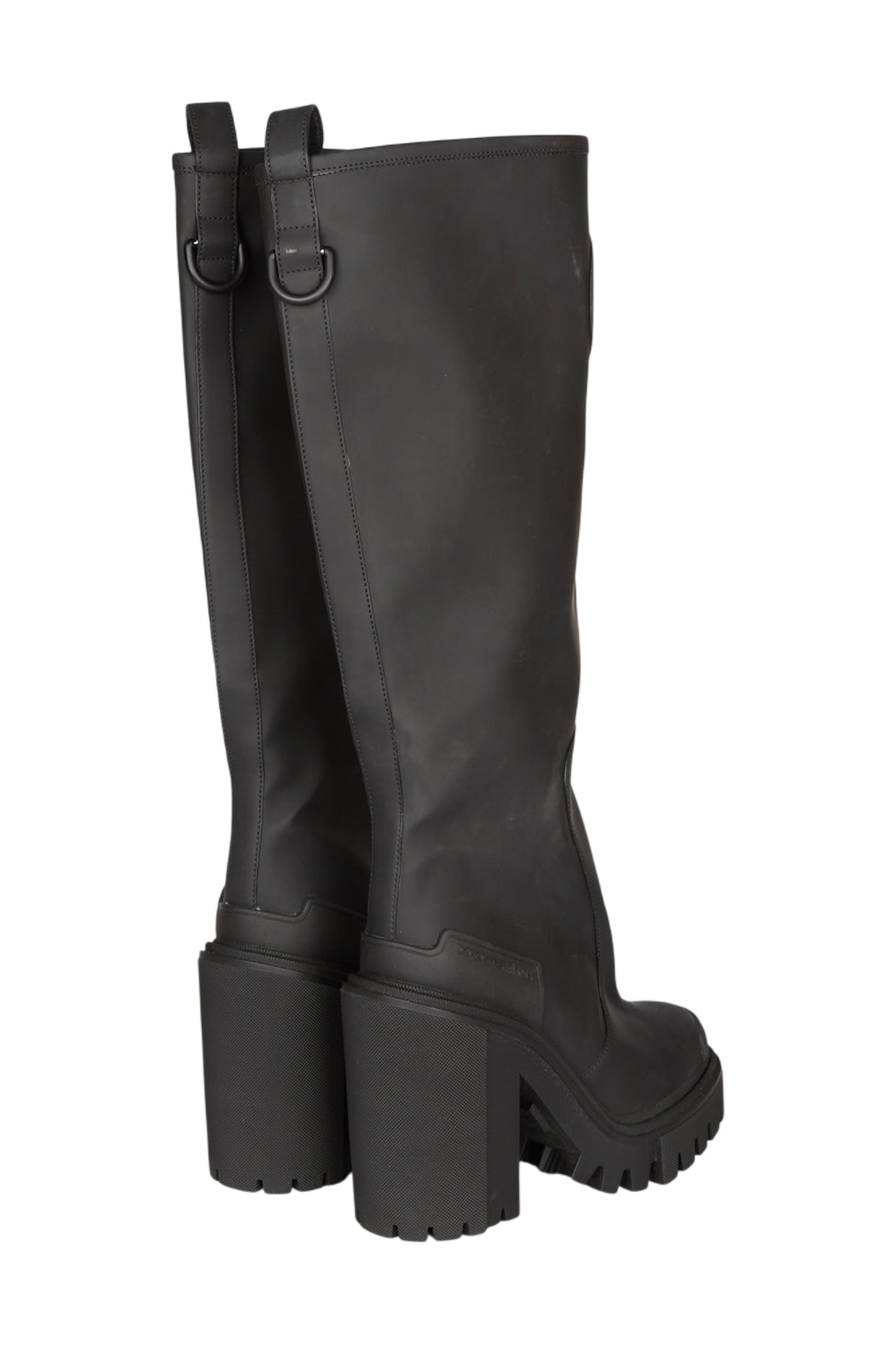 Dolce & Gabbana 9cm Stiefel Size 37 Schwarz 