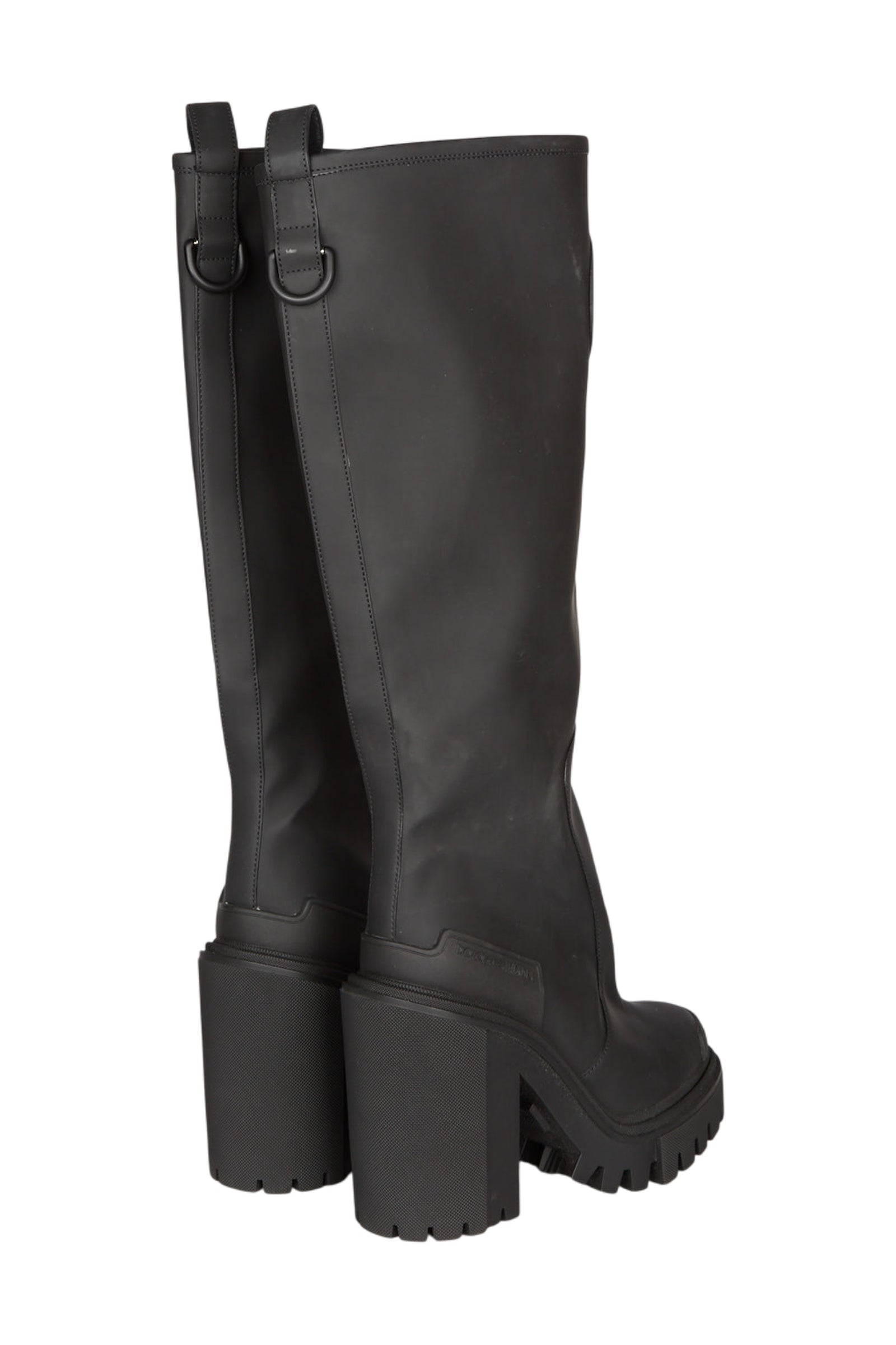 Dolce & Gabbana 9cm Stiefel Size 37 Schwarz 