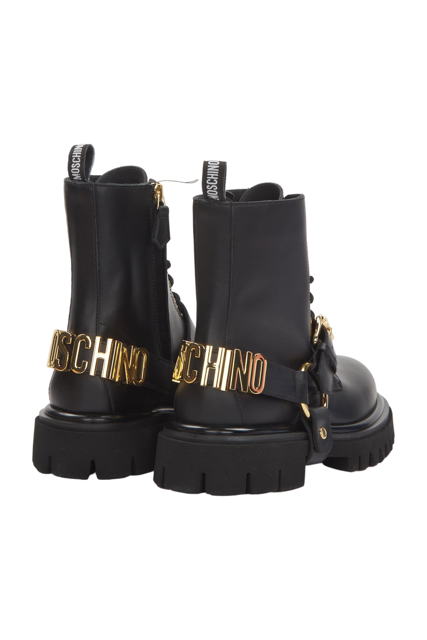 Moschino Schnürstiefeletten Size 38 Schwarz 