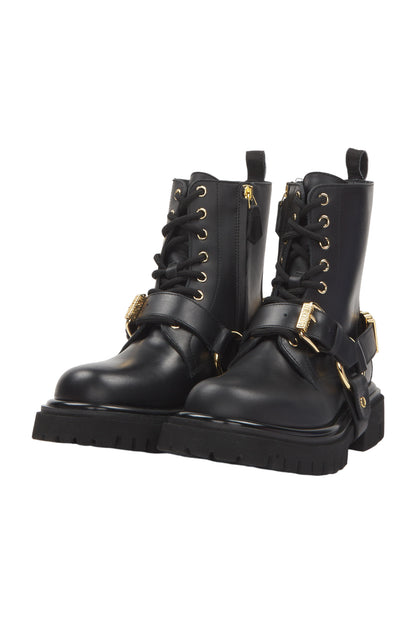 Moschino Schnürstiefeletten Size 38 Schwarz 