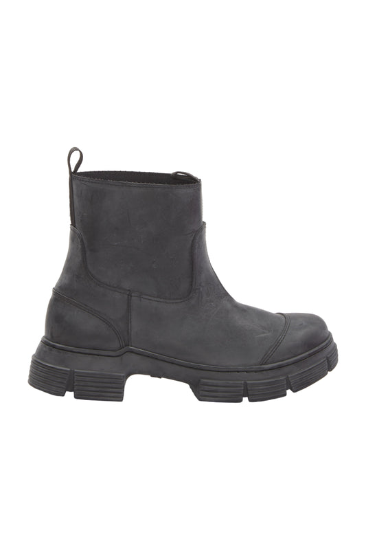 Ganni Gummistiefel Size 37 Grau  