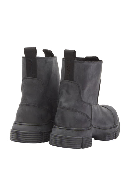 Ganni Gummistiefel Size 37 Grau  