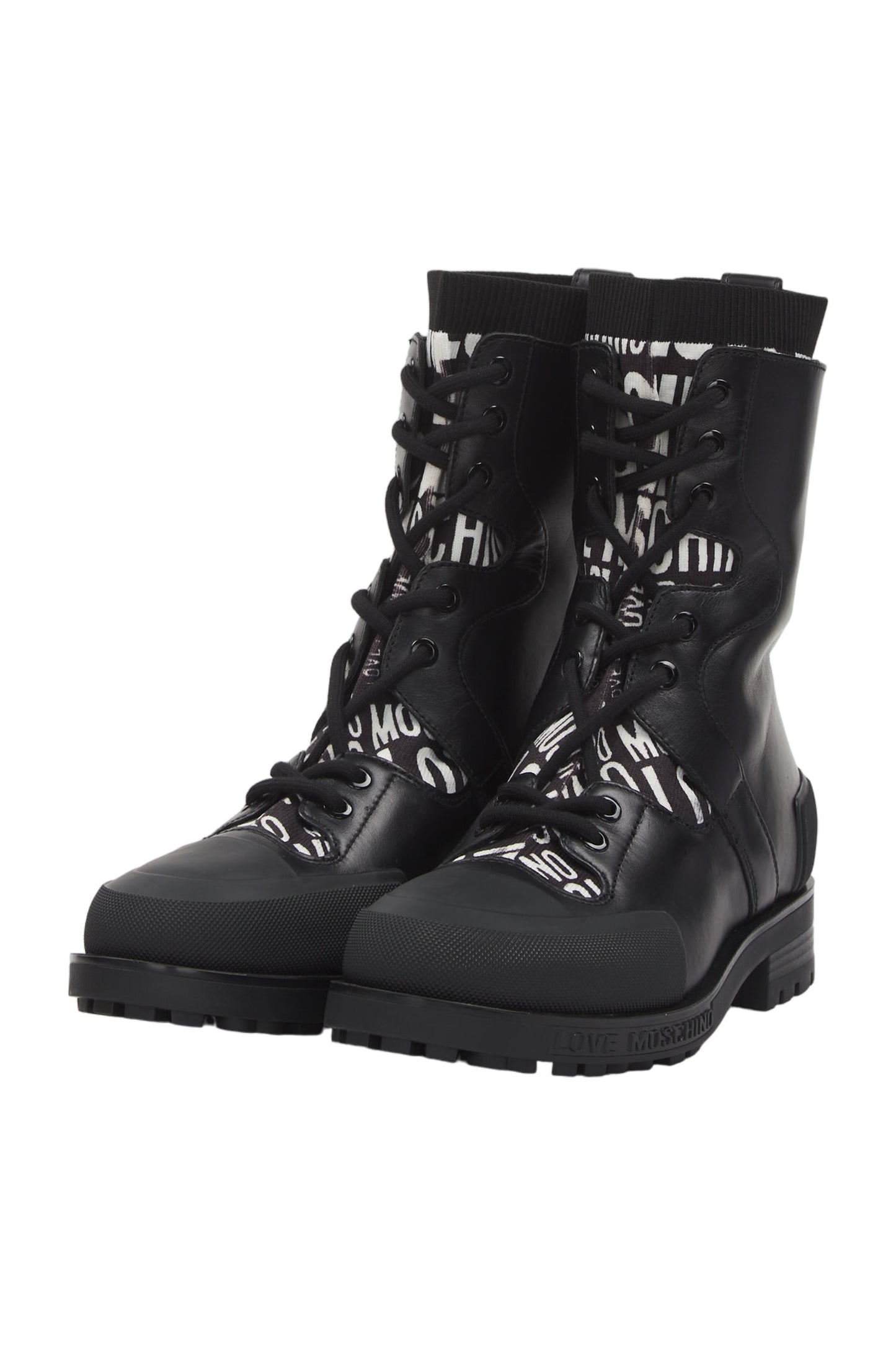 Love Moschino Schnürstiefeletten Size 38 Schwarz 