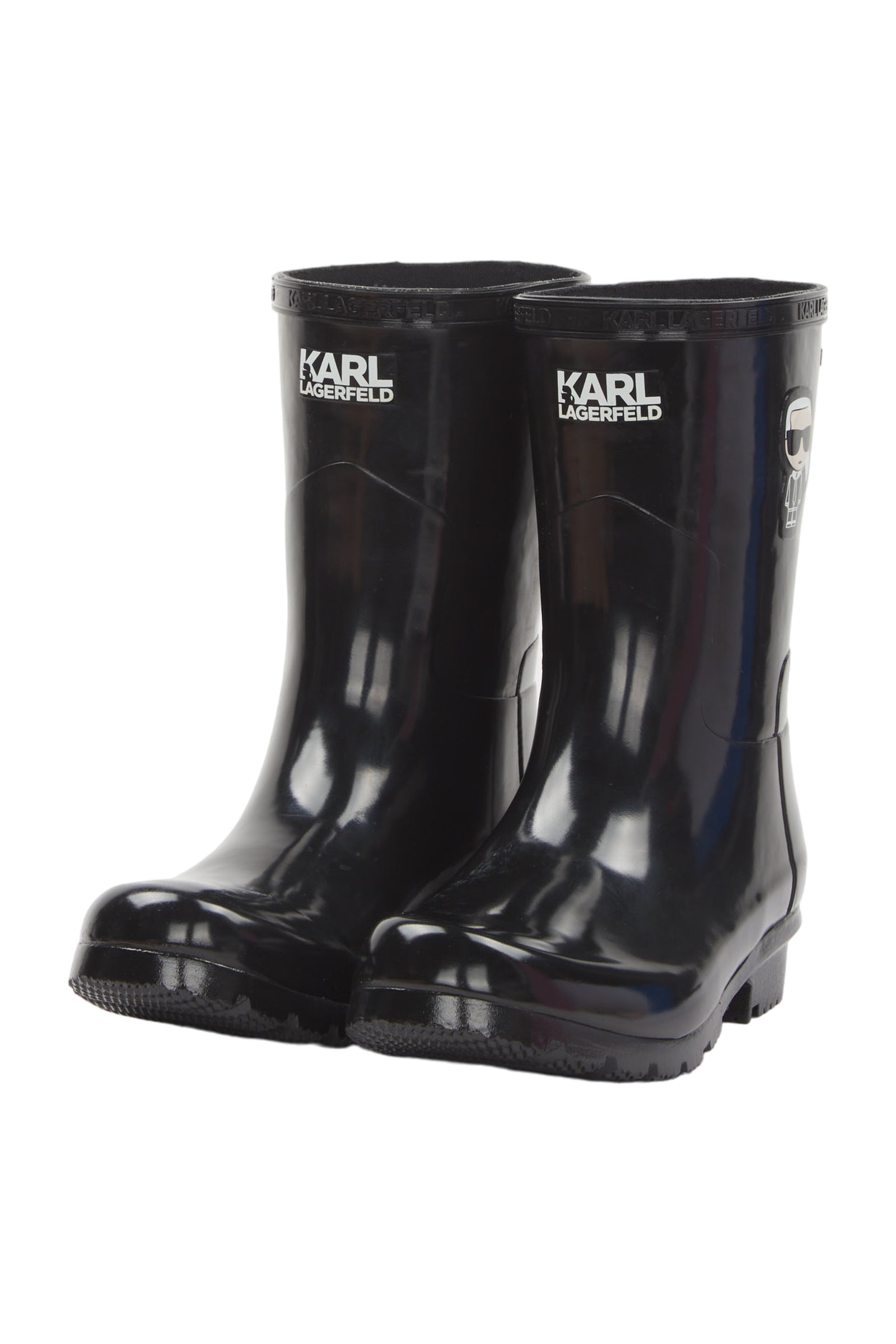 Karl Lagerfeld Gummistiefel Size 36 Schwarz 