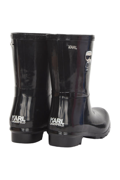 Karl Lagerfeld Gummistiefel Size 36 Schwarz 
