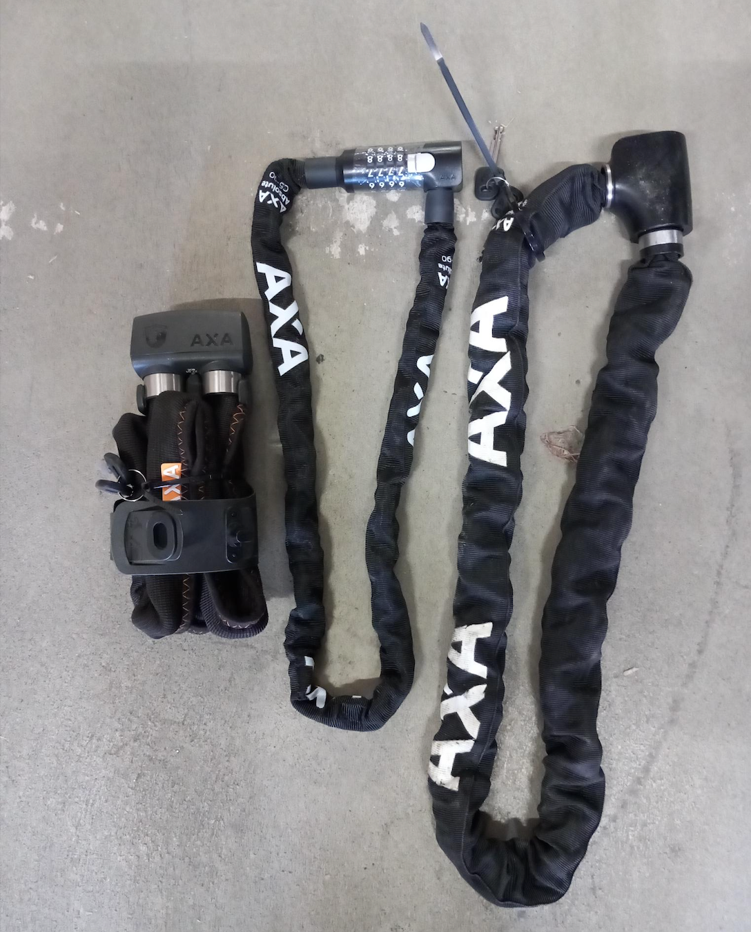 Axa Kettenschloss - Mittlere Sicherheitsstufe | Fahrradschloss