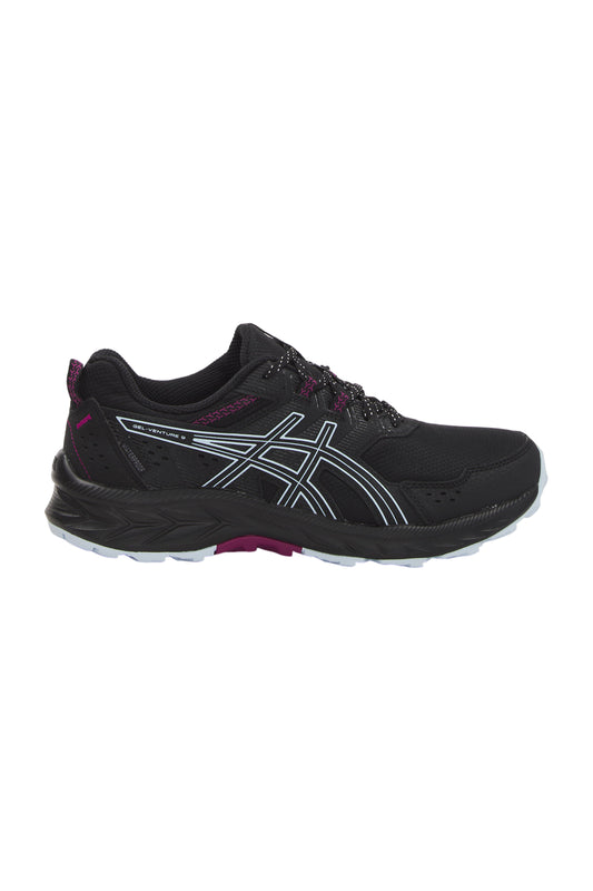 ASICS Gel-Venture 9 Waterproof Damen Trail-Laufschuhe Schwarz/Limette