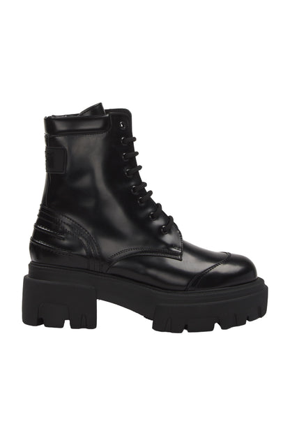 Msgm Schnürstiefeletten Size 38 Schwarz 
