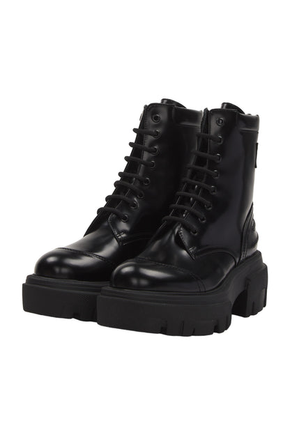 Msgm Schnürstiefeletten Size 38 Schwarz 
