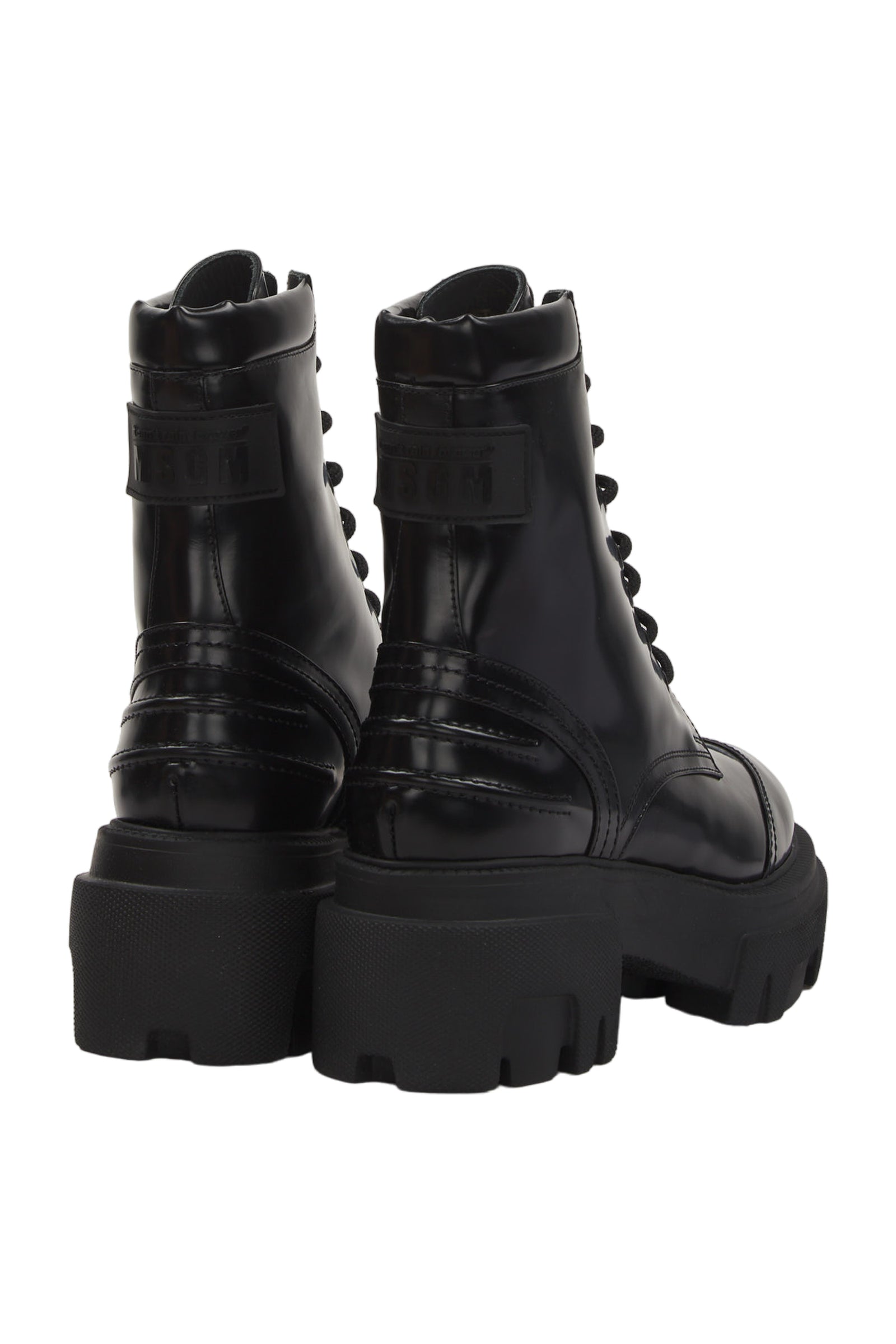 Msgm Schnürstiefeletten Size 38 Schwarz 