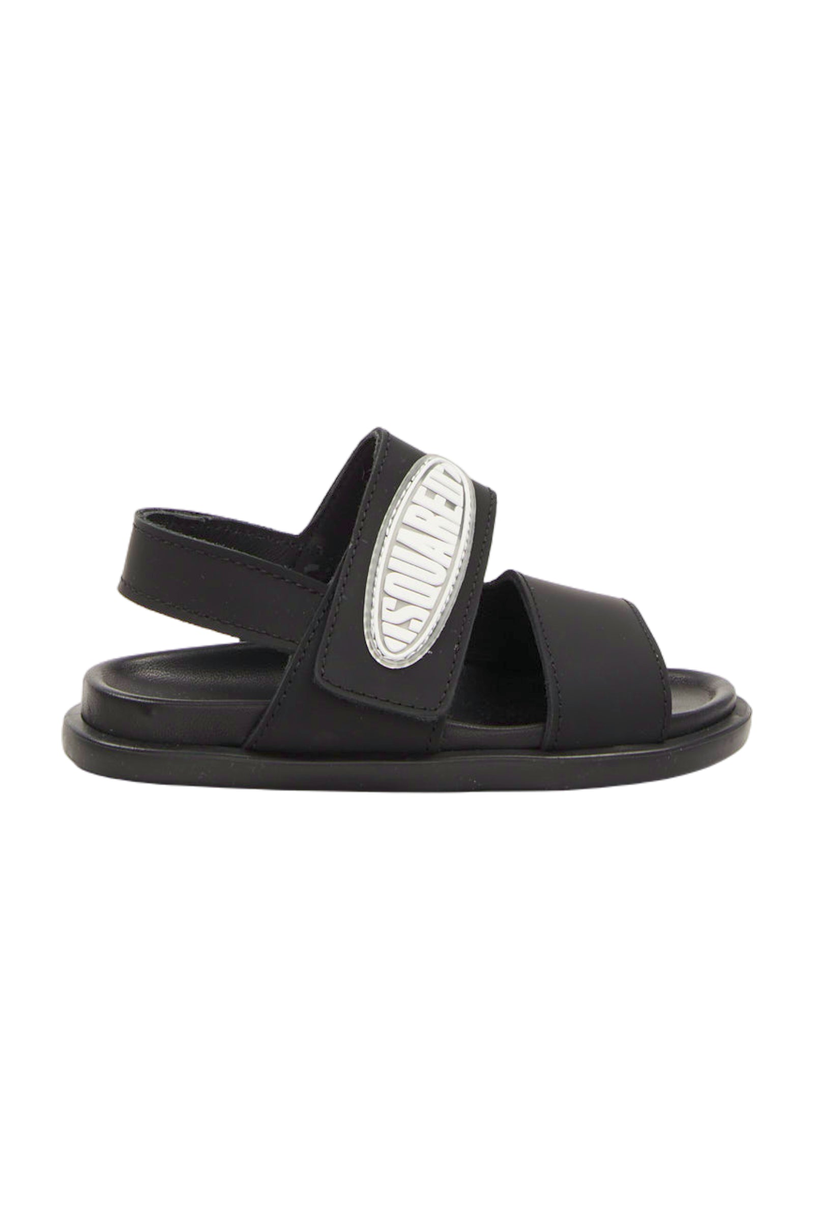 Dsquared2 Sandale mit ovalem Logo Mädchen Schuhe Kinder