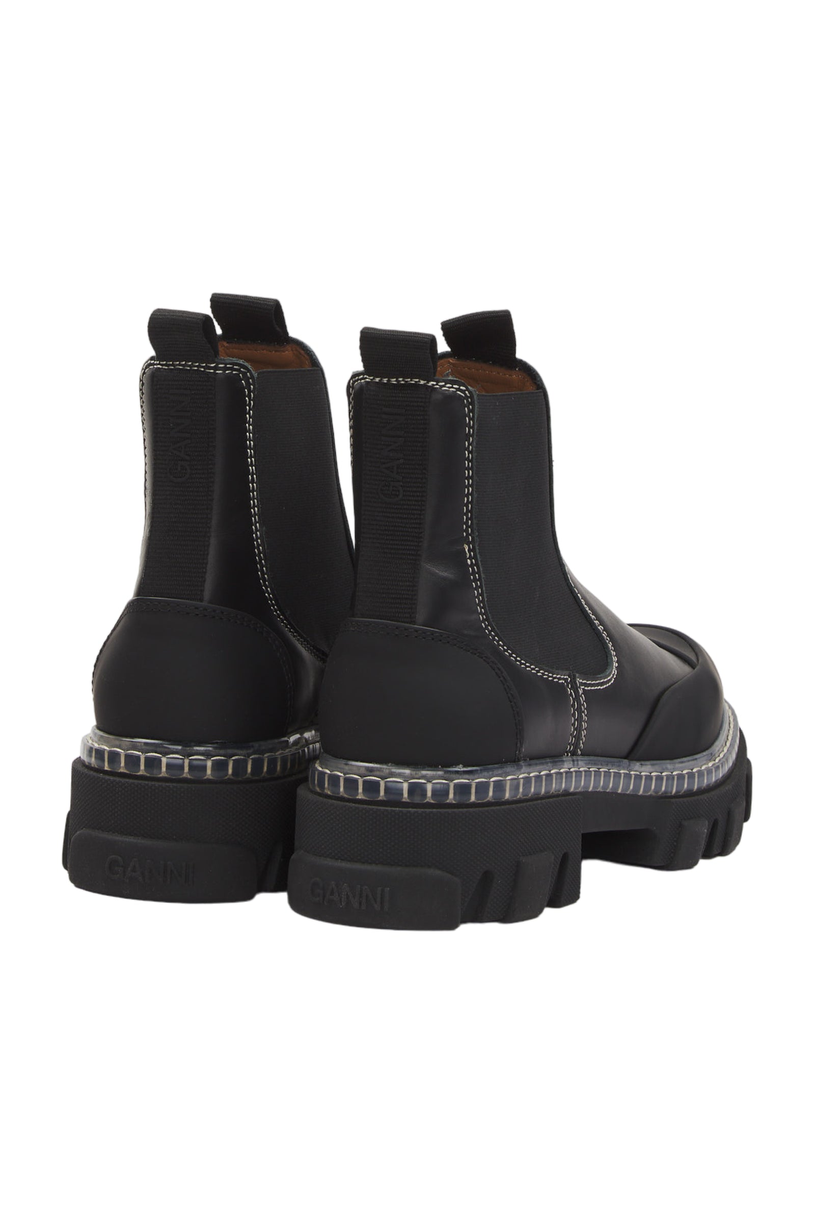 Ganni Ankle Boots Size 40 Schwarz 