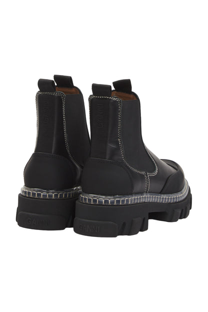 Ganni Ankle Boots Size 40 Schwarz 