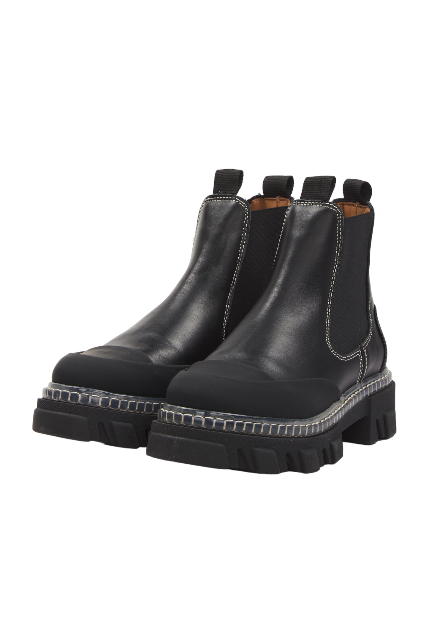Ganni Ankle Boots Size 40 Schwarz 