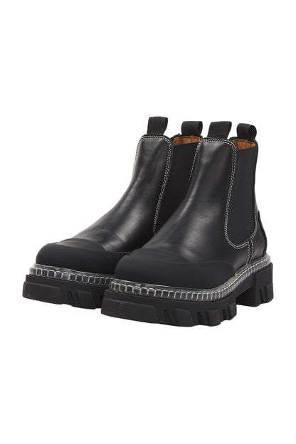 Ganni Ankle Boots Size 40 Schwarz 