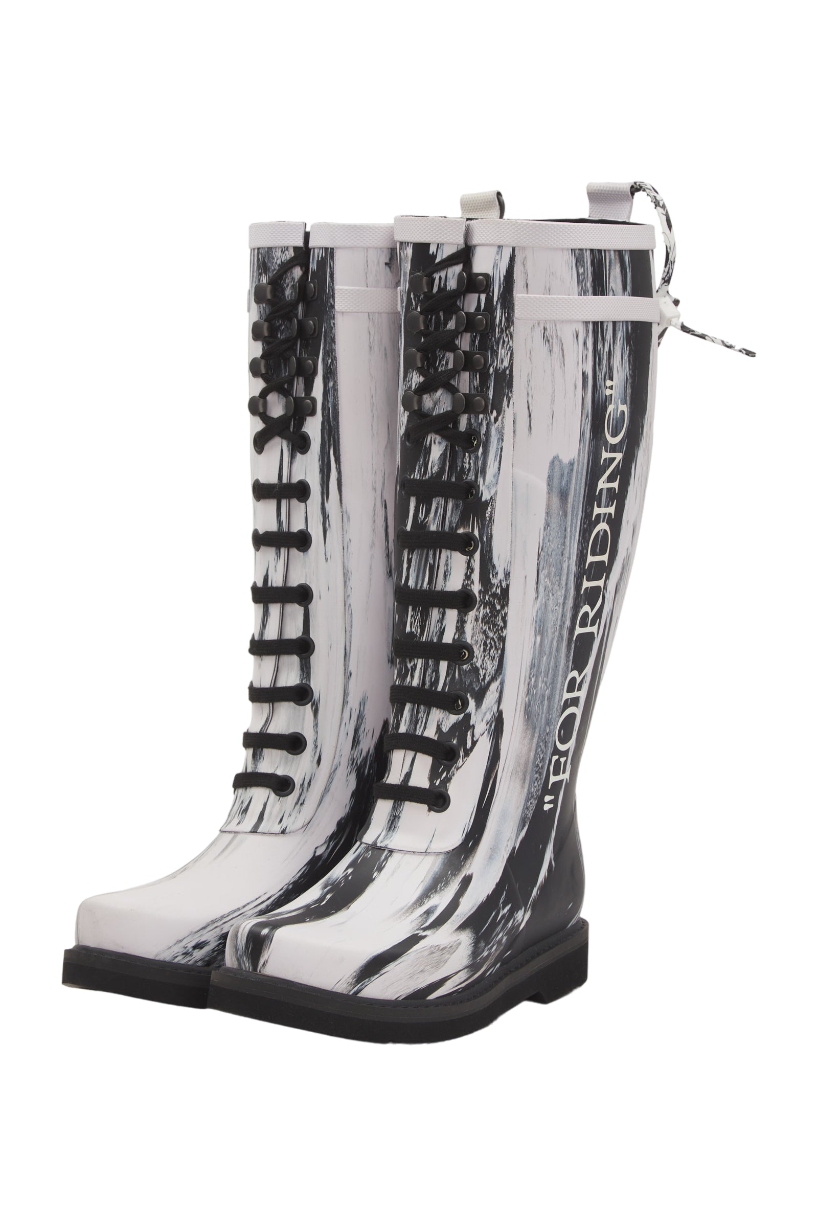 Off-White Schnürstiefel Size 38 Mischfarben 