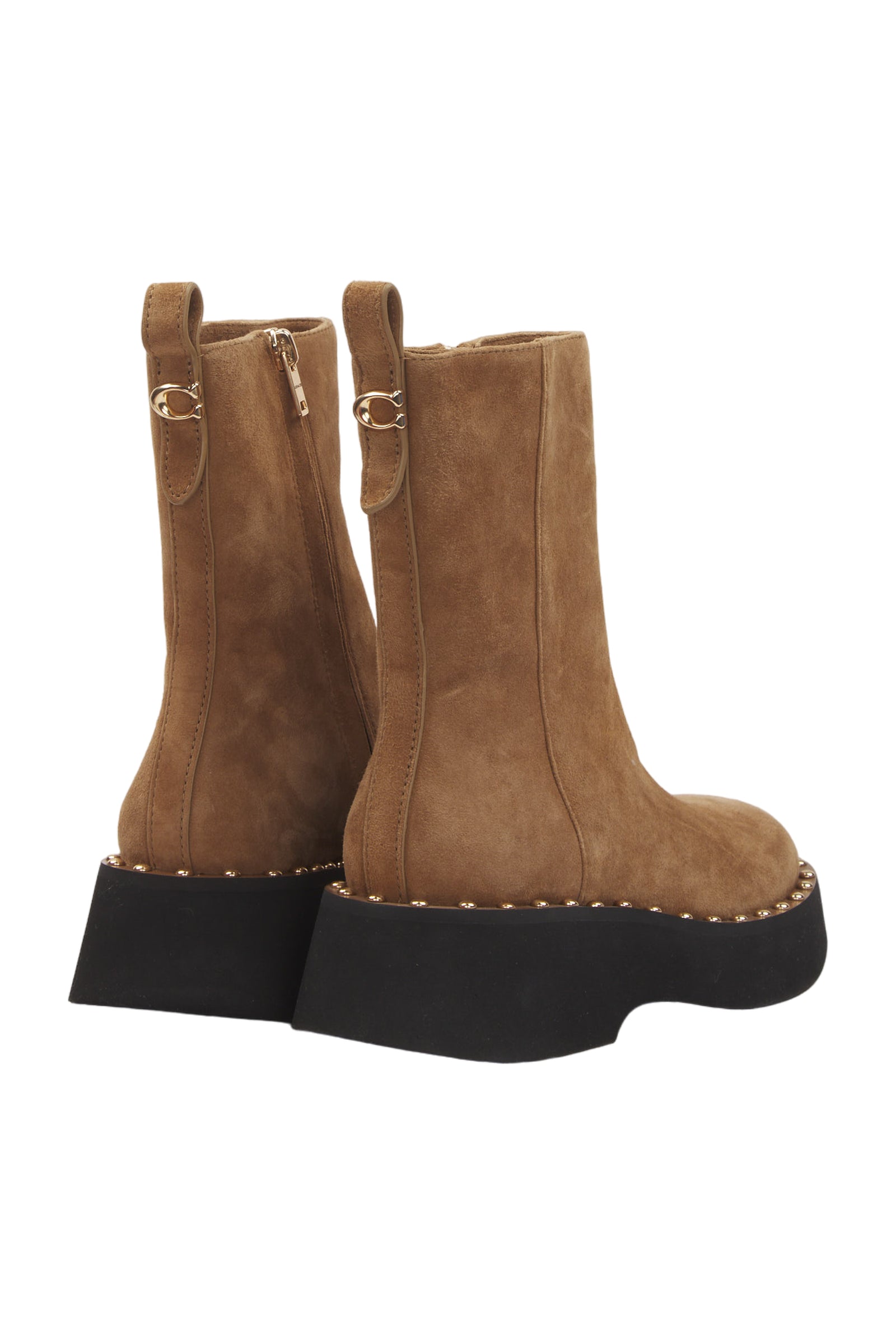 Coach Ankle Boots Size 36 Bronze 