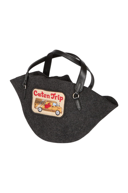 Dsquared2 Caten Trip Mini Tote Handtasche Size One Size Grau  