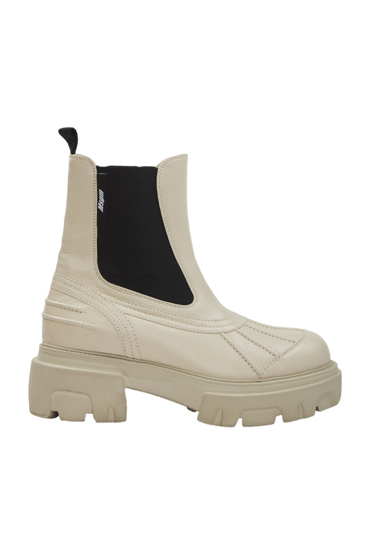 Msgm Ankle Boots Size 40 Beige 