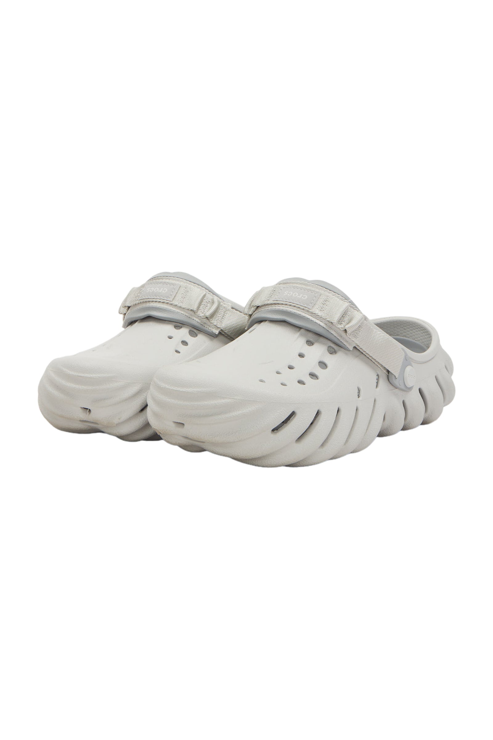 Crocs Echo Clog Herren Pantolette - Grau