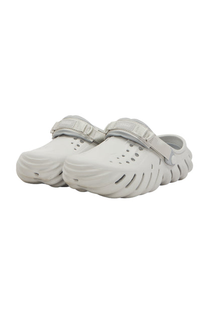 Crocs Echo Clog Herren Pantolette - Grau