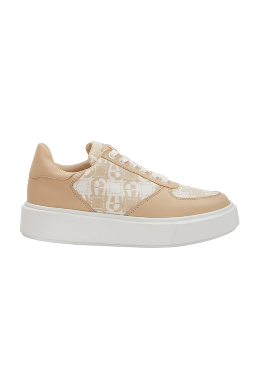 Aigner Sneakers Size 37 Beige 