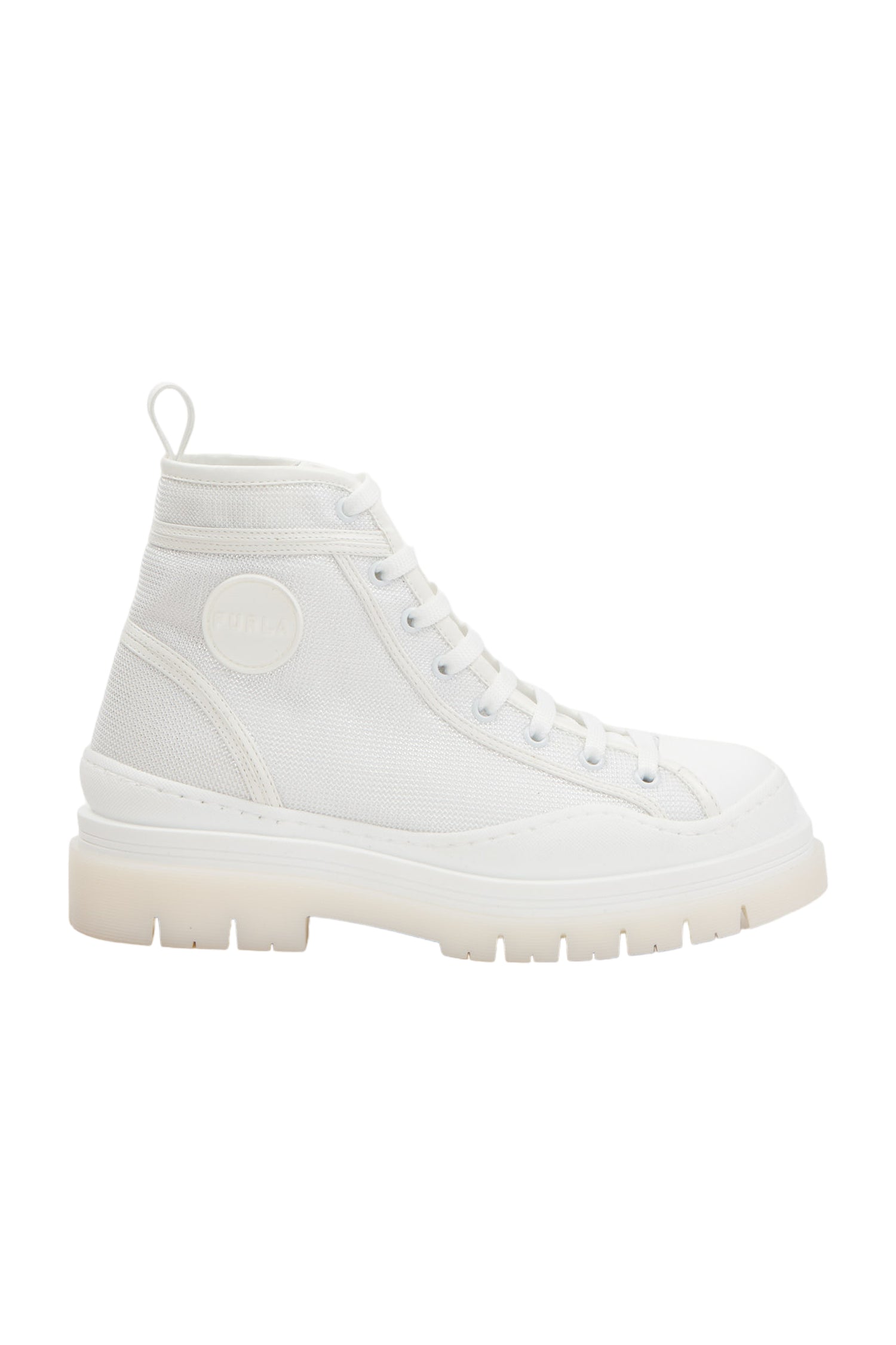 Furla Hyke Schnürstiefeletten Size 37 Weiß 