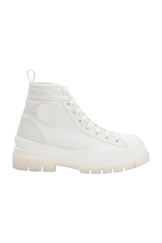Furla Hyke Schnürstiefeletten Size 37 Weiß 